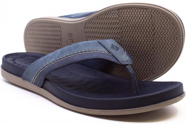 Navy blue flip flop on sale sandals